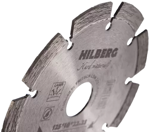 Алмазный диск по железобетону 125*22.23*10*2.0мм Hard Materials Laser Hilberg HM102 - интернет-магазин «Стронг Инструмент» город Ростов-на-Дону