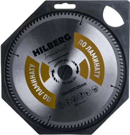 Пильный диск по ламинату 250*30*Т100 Industrial Hilberg HL250 - интернет-магазин «Стронг Инструмент» город Ростов-на-Дону