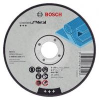 Диск отрезной по металлу Ø125x22.23x1.6мм A60 T BF Standard for Metal BOSCH 2608603165