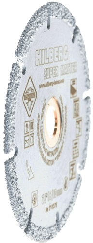 Алмазный отрезной диск 76*10*5*2.0мм универсальный Hilberg 510076 - интернет-магазин «Стронг Инструмент» город Ростов-на-Дону