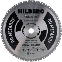 Пильный диск по металлу 305*25.4*Т72 Industrial Hilberg HF305 - интернет-магазин «Стронг Инструмент» город Ростов-на-Дону