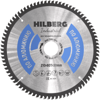 Пильный диск по алюминию 210*30*Т80 Industrial Hilberg HA210 - интернет-магазин «Стронг Инструмент» город Ростов-на-Дону