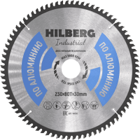 Пильный диск по алюминию 230*30*Т80 Industrial Hilberg HA230