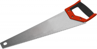 Ножовка по дереву 450мм 18" зуб 9TPI с прорезиненной рукояткой Strong СТУ-24418450