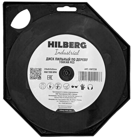 Пильный диск по дереву 216*30*1.6*64T Hilberg HWT218 - интернет-магазин «Стронг Инструмент» город Ростов-на-Дону